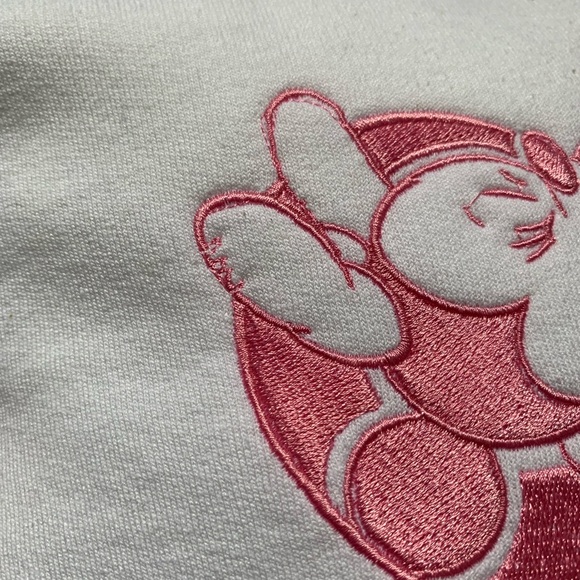 Embroidery Mickey and Minnie Sweater Size Medium - Picture 3 of 3